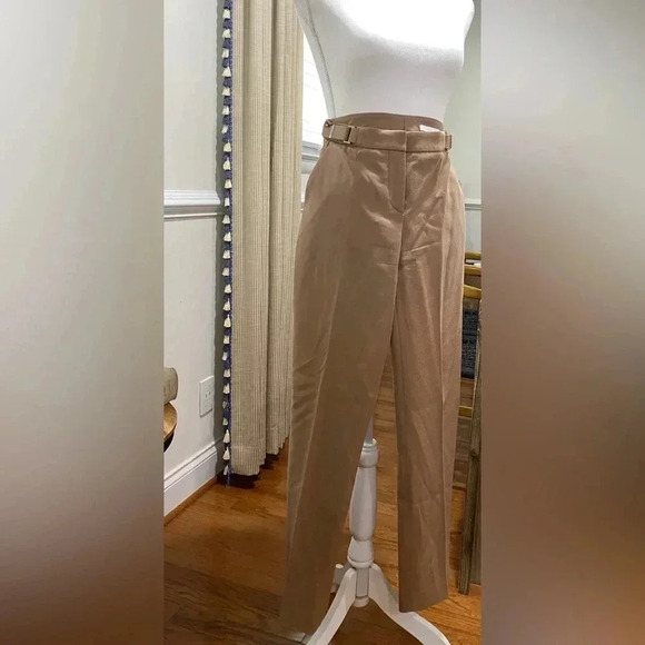 HUGO BOSS Tapina Pants Virgin Wool Sz 2 UK 6 - Picture 2 of 9